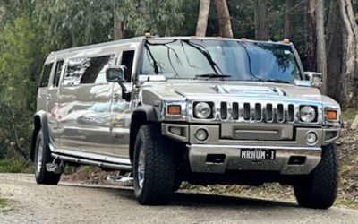 Gold Hummer Limousine – Wolverine