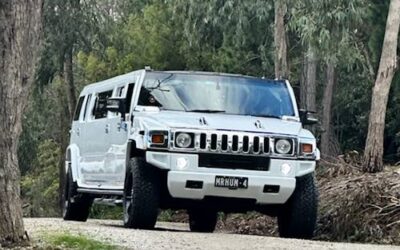 White Hummer Limo Hire – Frost