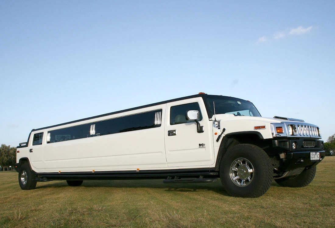Mr Hummer H2 White Stretch Hummer Hire